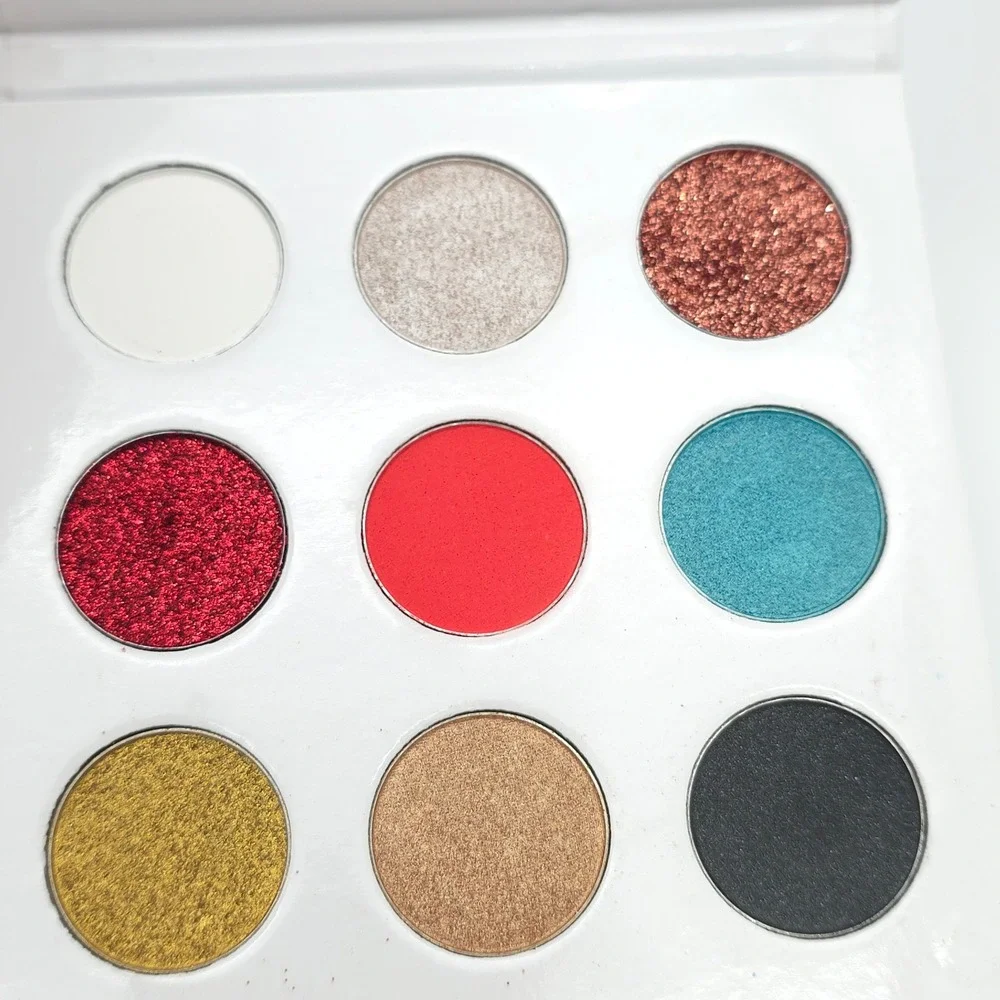 For Arts Sake Ziggy Eyeshadow Palette David Bowie Inspired 9 Pan Glam Rock Red